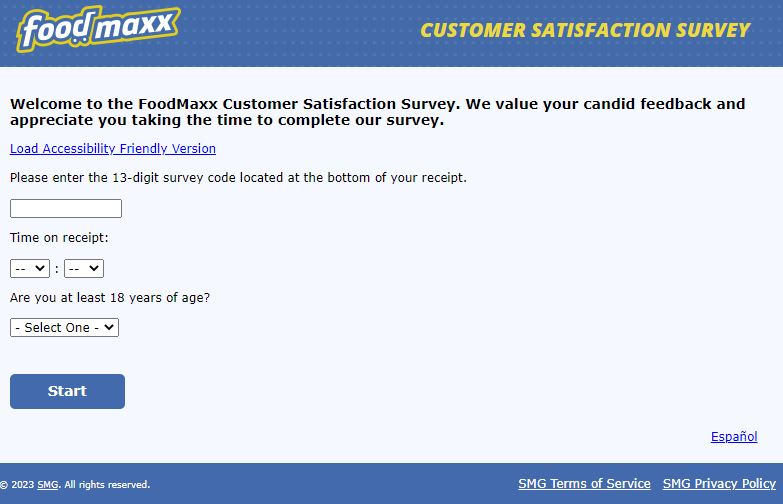 FoodMaxx Survey
