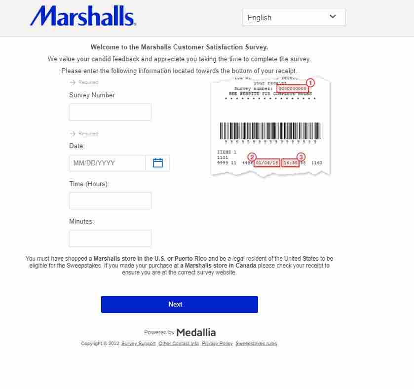 Marshalls survey